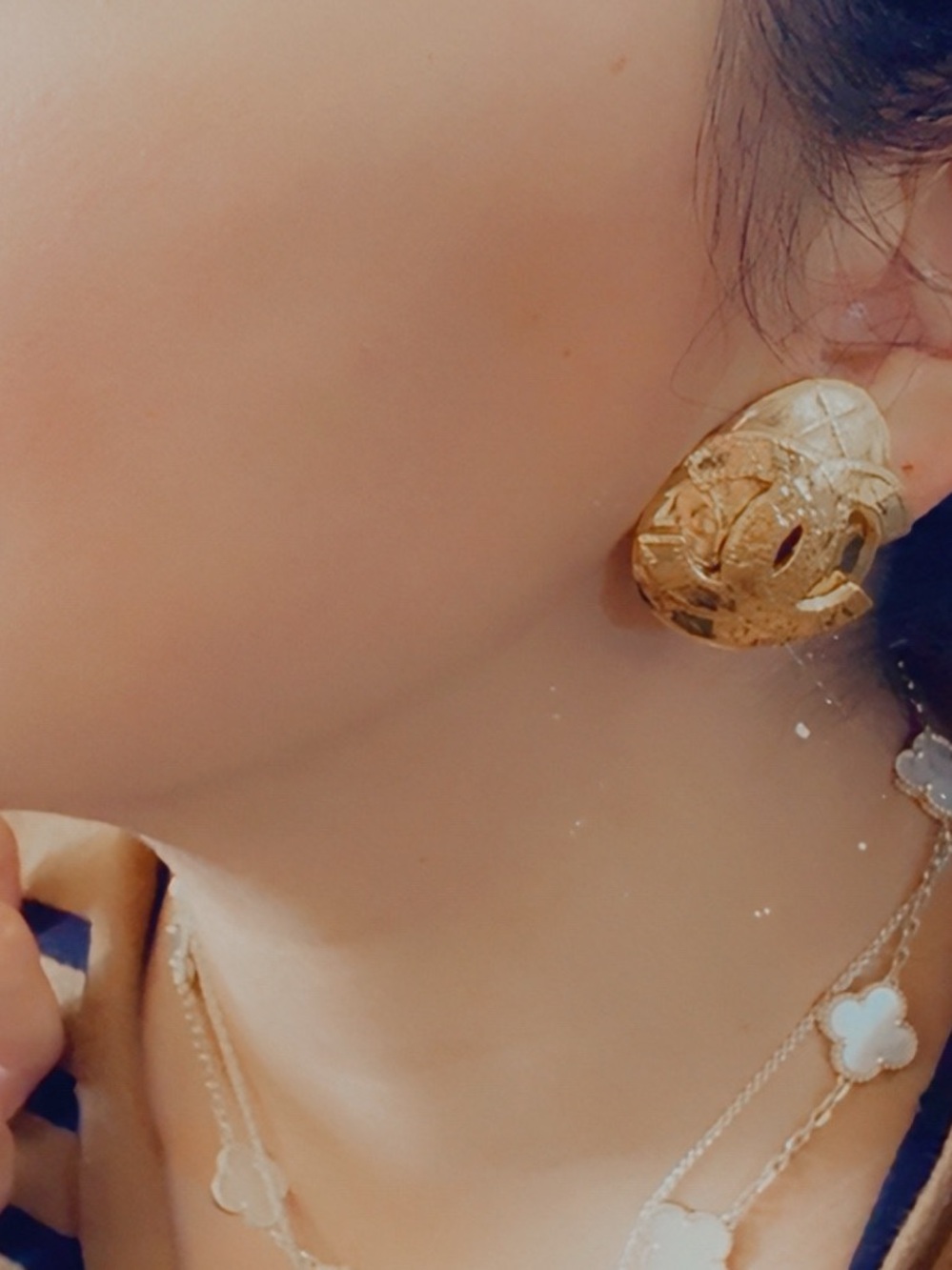 Chanel vintage gold earrings (clip)